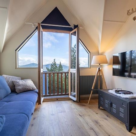 Apartmán Le Cerf - Duplex Avec Superbe Vue Montagne Les Angles  Exteriér fotografie