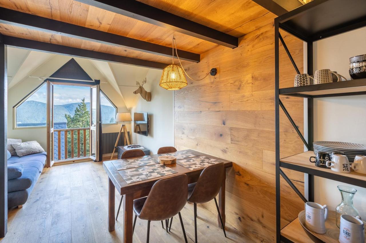 Apartmán Le Cerf - Duplex Avec Superbe Vue Montagne Les Angles  Exteriér fotografie